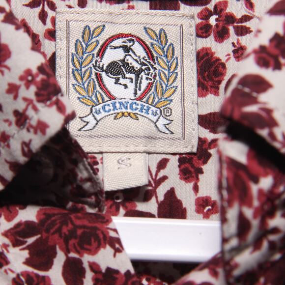 Vintage Cinch Cotton Floral Western Shirt Size Large (Tag is wrong) - Picture 9 of 11